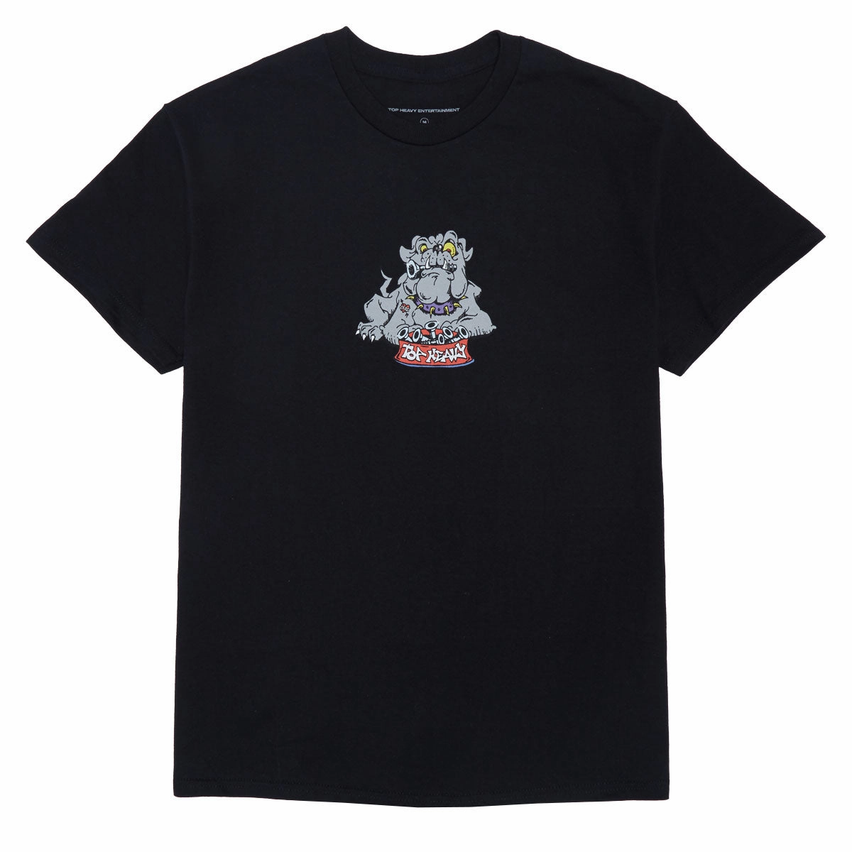 Top Heavy Dogfood T-Shirt - Black Daily Outfit Style