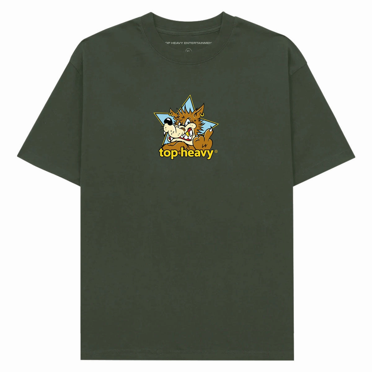 Sports Outfit Top Heavy Doghouse T-Shirt - Military Green