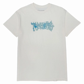 Classic Layer Wear Non Fading Material Top Heavy Lore T-Shirt - Natural