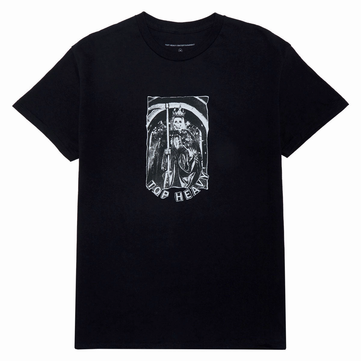 Weekend Wardrobe Water Based Ink Top Heavy Muerte T-Shirt - Black