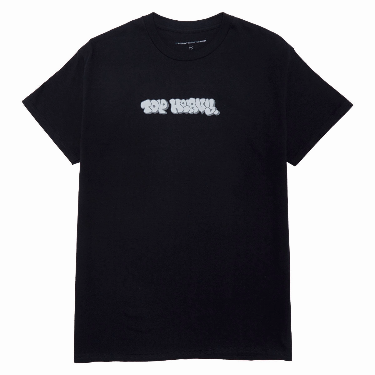 Relaxed Everyday Wear Top Heavy OG Throwie T-Shirt - Black/Light Gray/Dark Gray