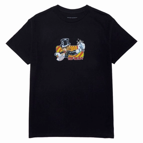 Top Heavy Sleight of Hand T-Shirt - Black Simple Style Modern Outfit