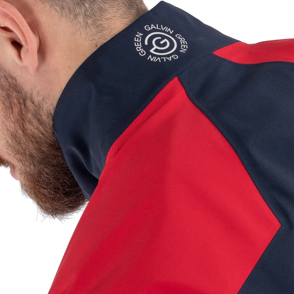 AbrasionResistant Weekday Street Look Galvin Green Armstrong Gore-Tex Paclite Waterproof Jacket - Navy/White/Red