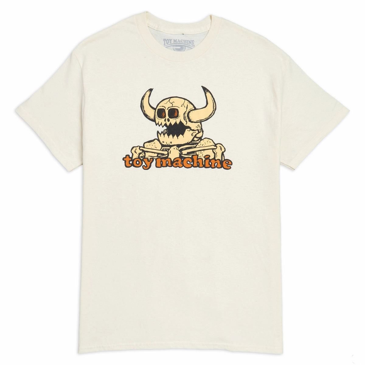 City Fashion Look Toy Machine Dead Monster T-Shirt - Natural