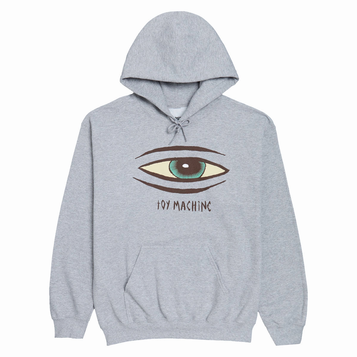 Toy Machine Sect Eye Hoodie - Grey Coffee Shop Vibes Fashion Edge