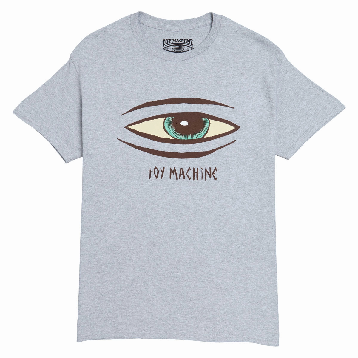 Light Breeze Toy Machine Sect Eye T-Shirt - Grey