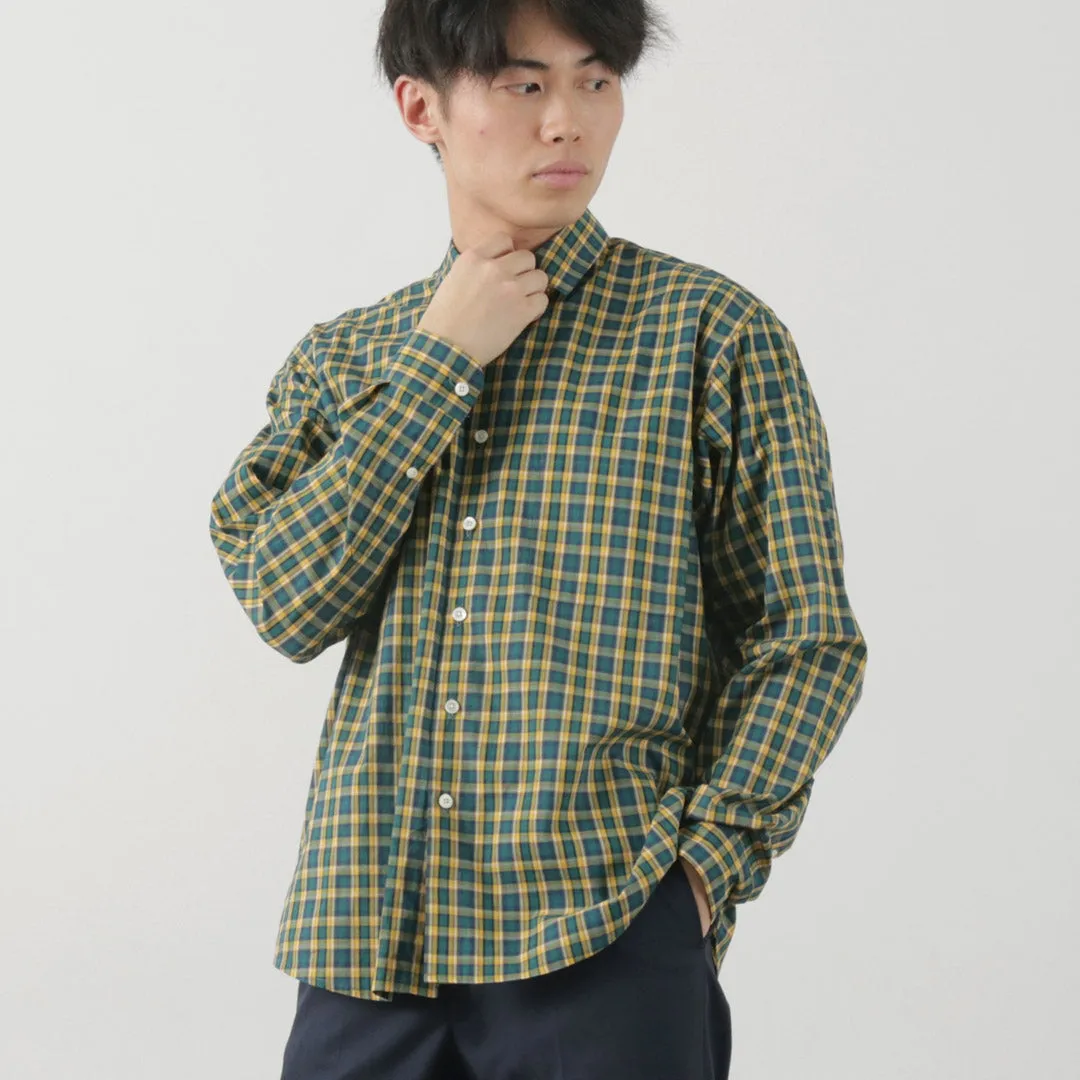 TRADITIONAL WEATHERWEAR / Regular Shirt Liberty Stretch Fabric Non Restrictive Fit