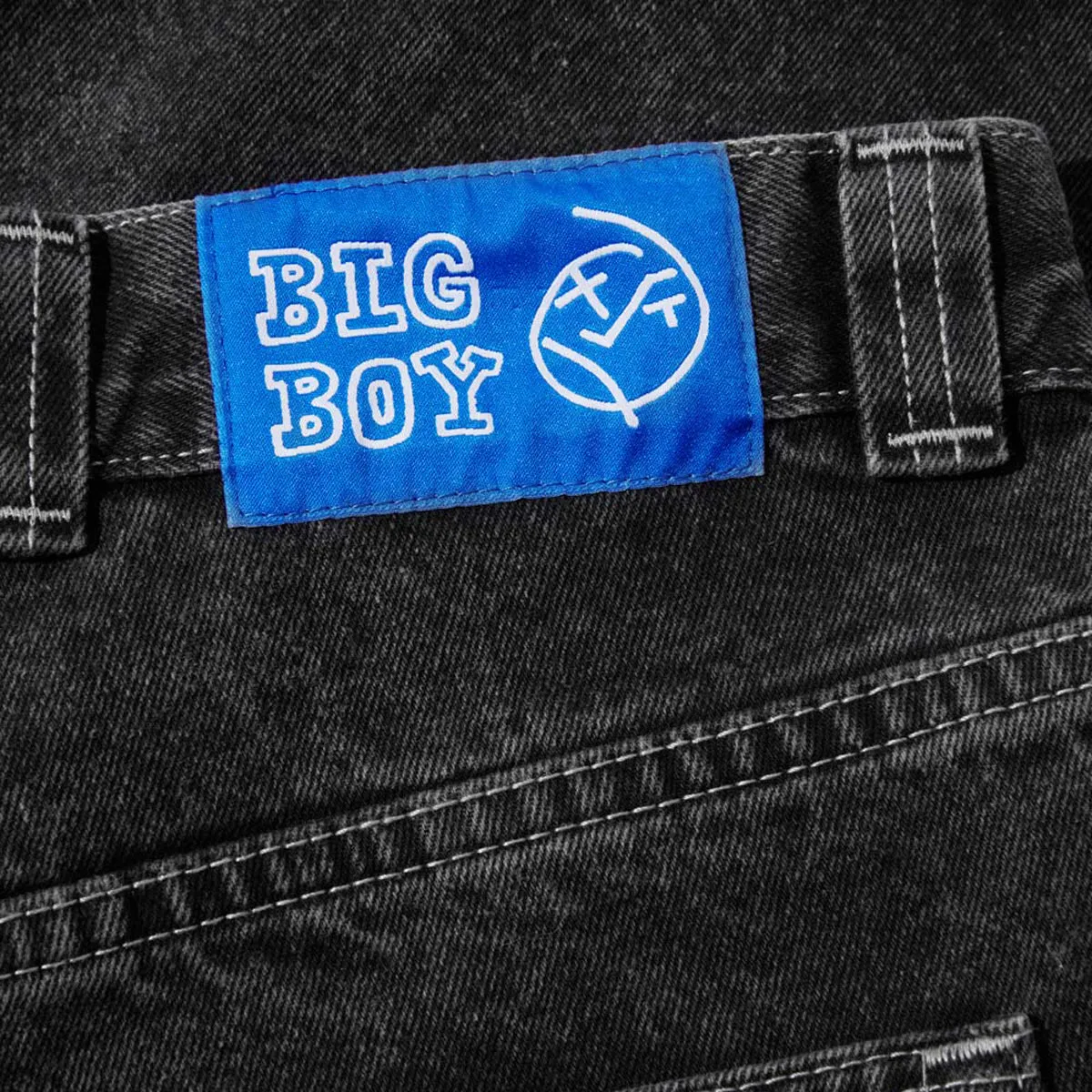 Basic Stretch Polar Big Boy Jeans - Silver Black