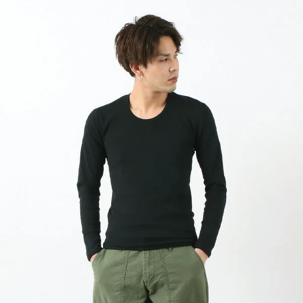 Cozy And Stylish Casual everyday wear RE MADE IN TOKYO JAPAN / Perfect Inner Long Sleeve U-Neck