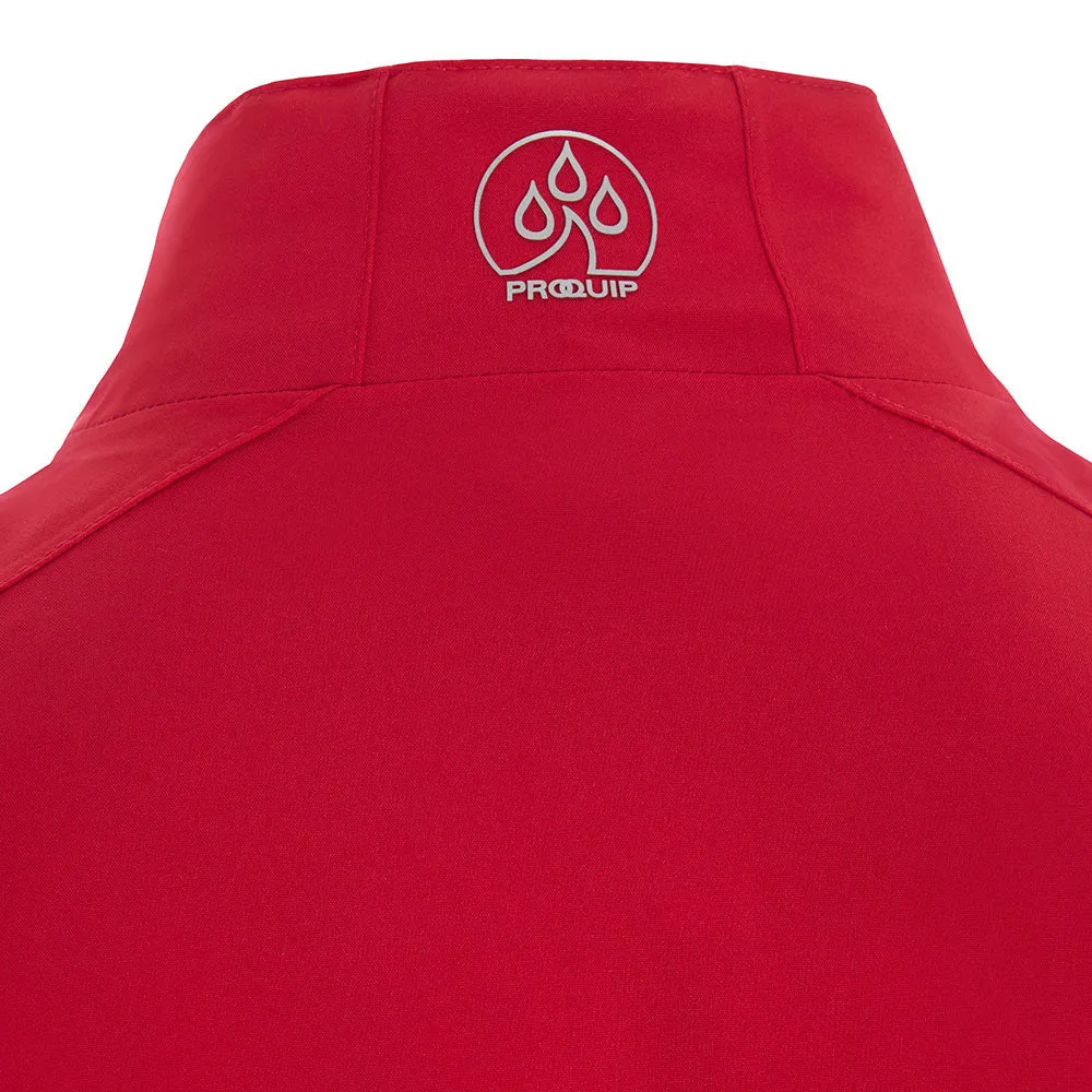 ProQuip Aqualite Waterproof Rain Jacket - Red Weather Proof Autumn Wear