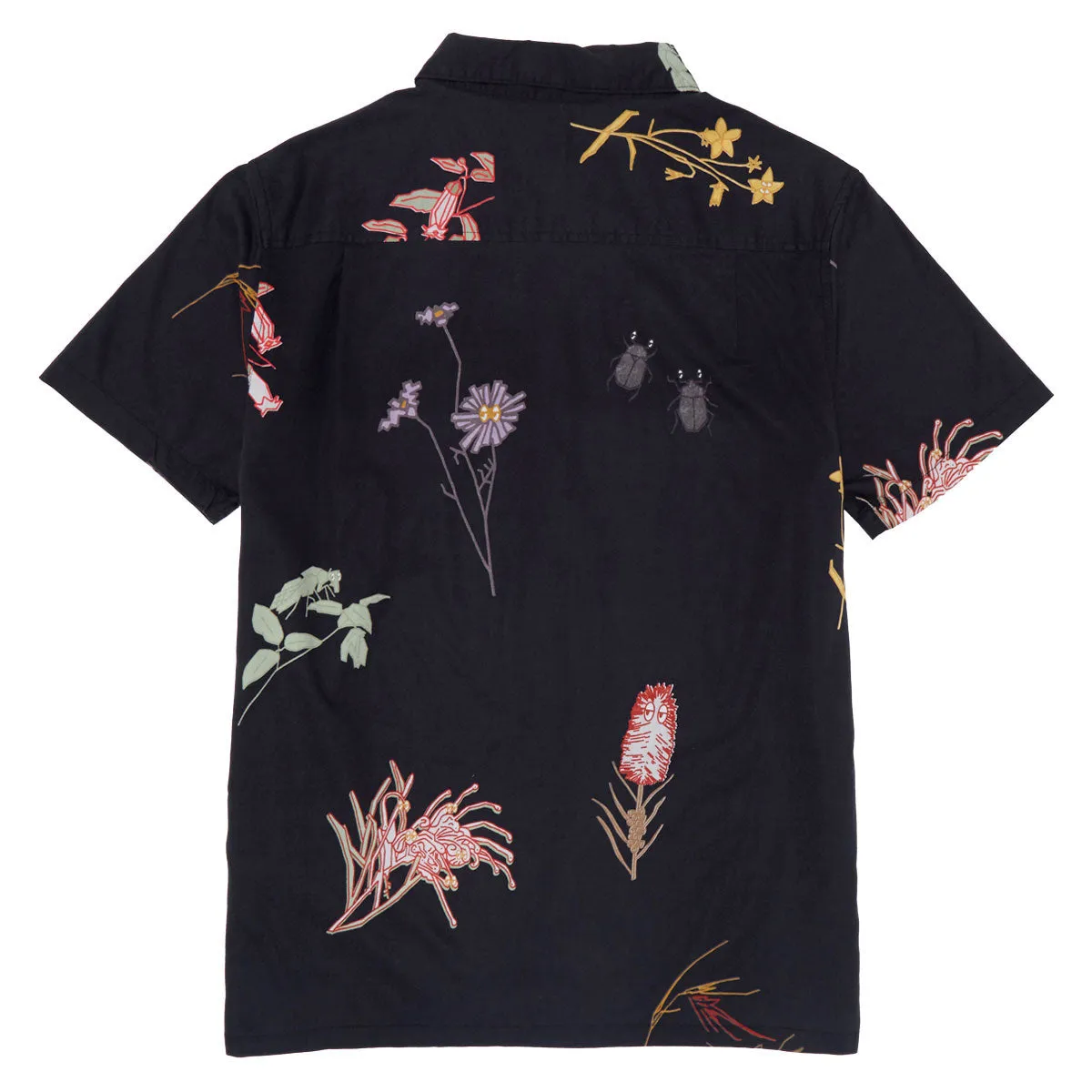 Roark Gonzo Woven Shirt - Black Smart Casual Spring Break