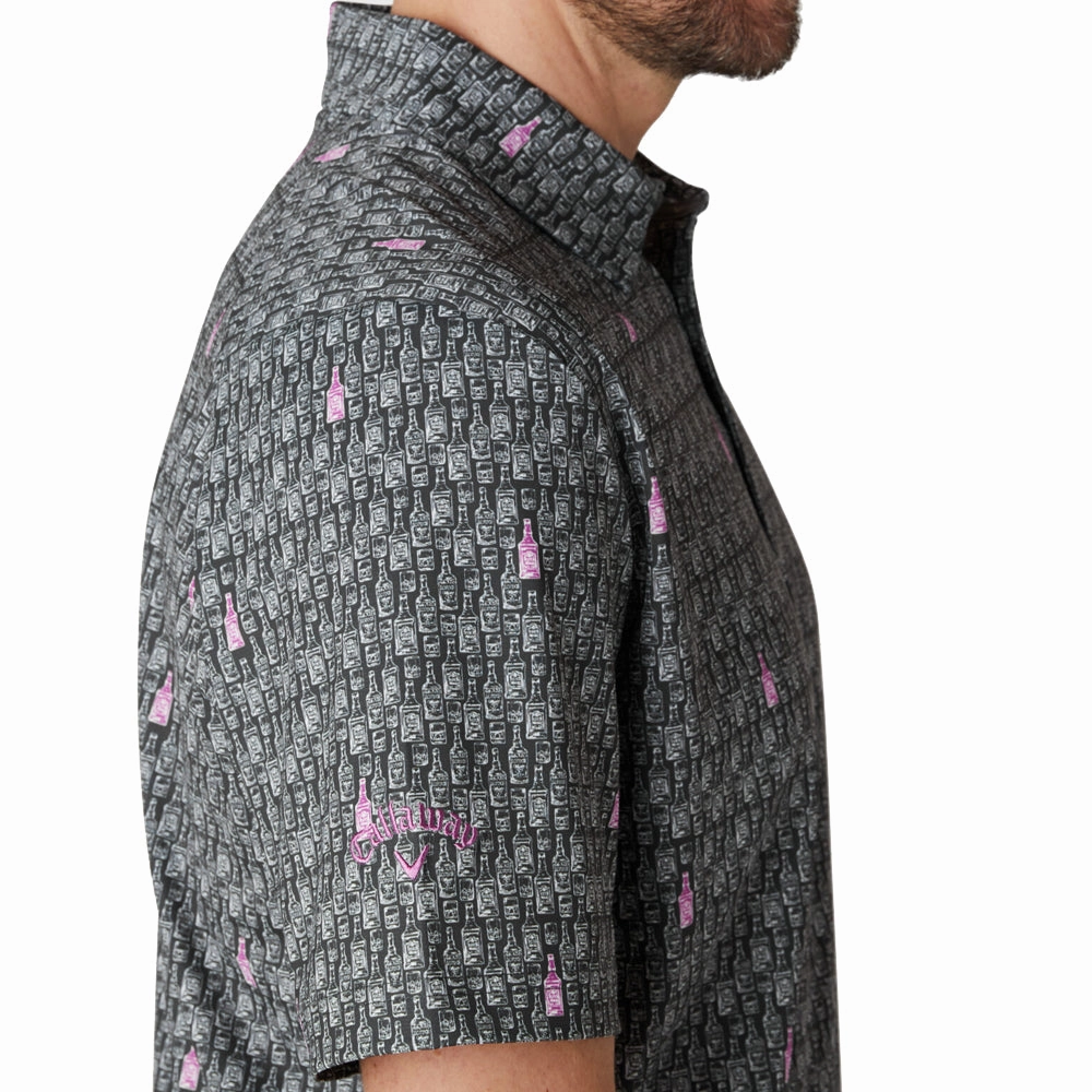 Smart Wear Callaway Scotch Novelty Polo Shirt - Asphalt