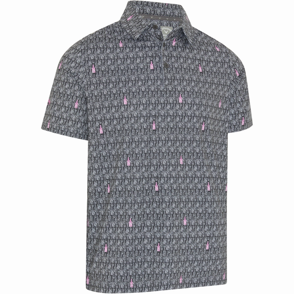Callaway Scotch Novelty Polo Shirt - Asphalt outdoor concert