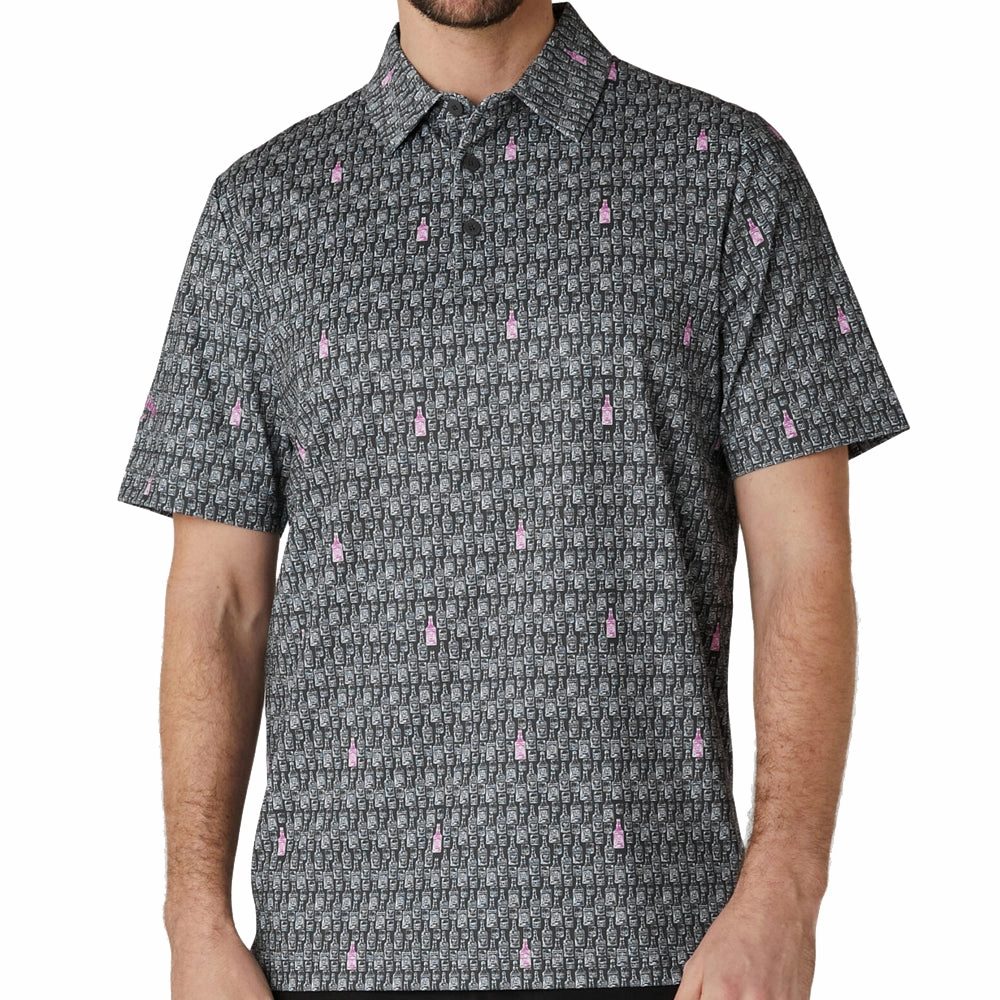 Sustainable Packaging Callaway Scotch Novelty Polo Shirt - Asphalt