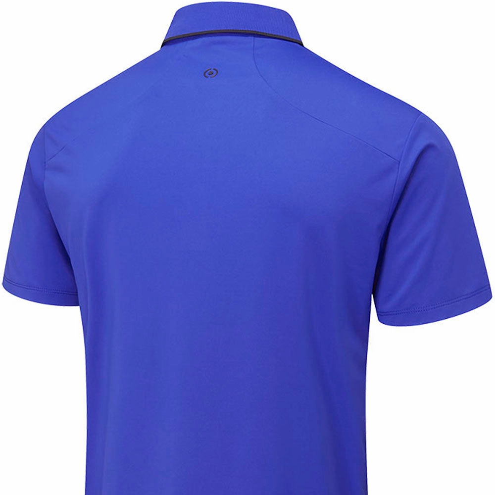 Ping 1-A Putter Polo Shirt - Blue Surf Yoga flexibility High-Quality Cotton