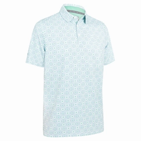 Callaway Golf Foulard Polo Shirt - Neptune Green Indoor clothing