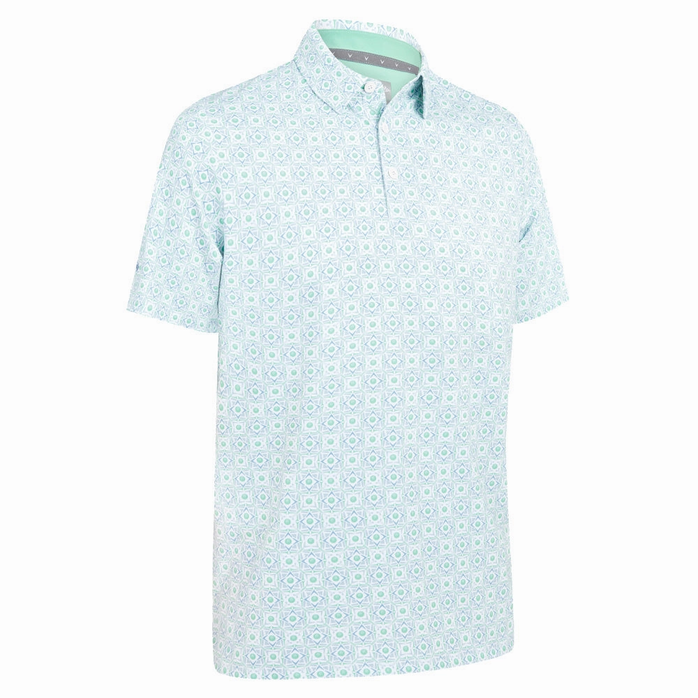 Callaway Golf Foulard Polo Shirt - Neptune Green Indoor clothing