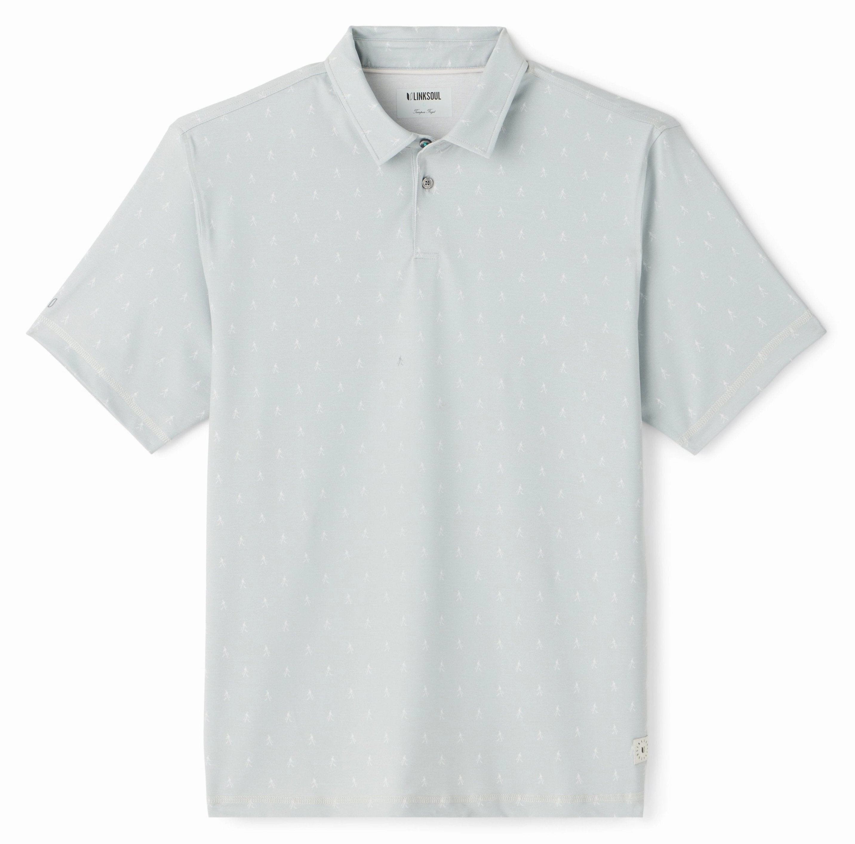 Linksoul Drysdale Walking Man Print Polo Chic Fit