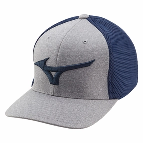Boho Vibes Wedding accessory Mizuno Fitted Meshback Cap - Navy