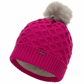Fresh Combo Stay Comfortable Ping Ladies Classic Knit Beanie Hat - Pink