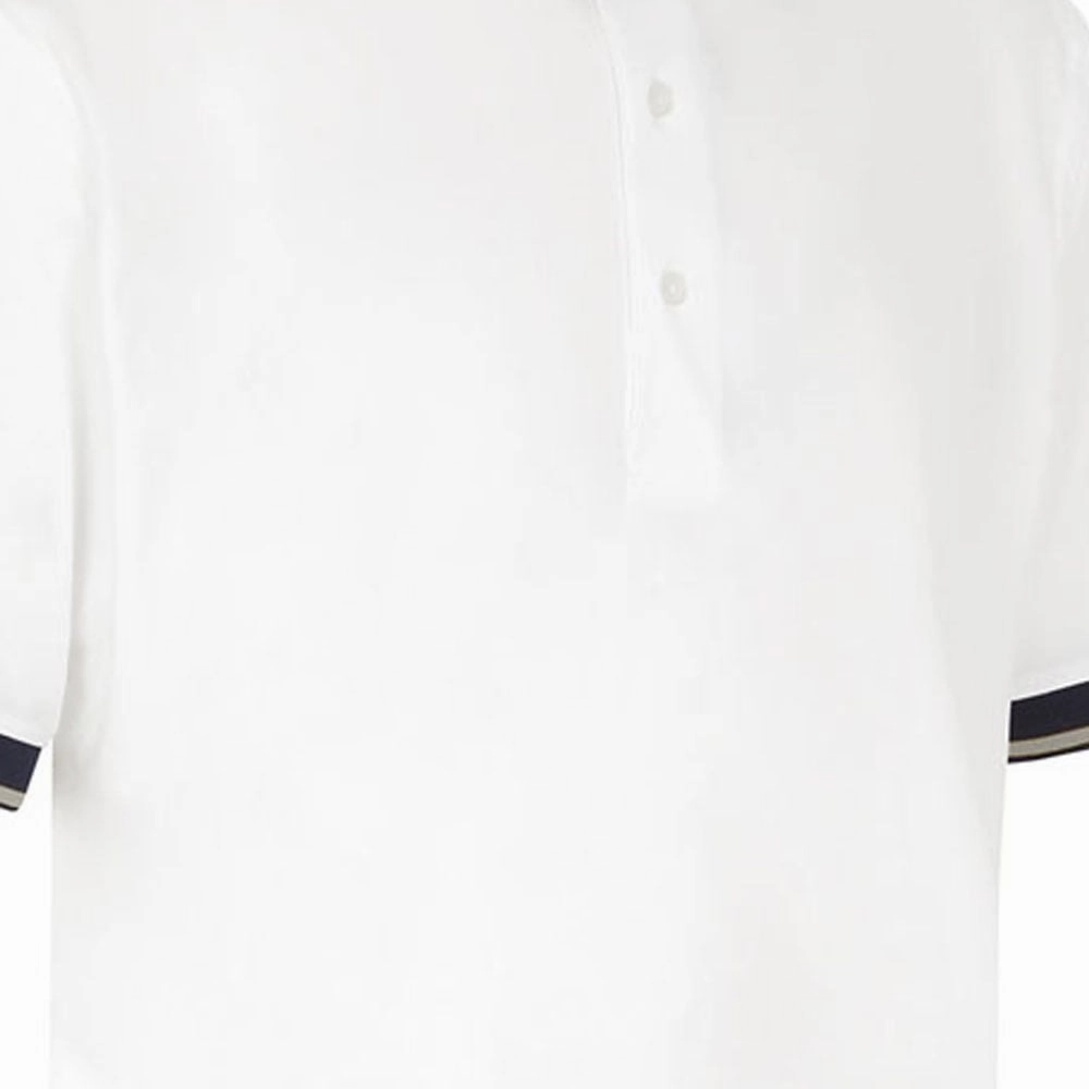 Stretchable Fabric ProQuip Sub7 Plain Polo Shirt - White/Grey