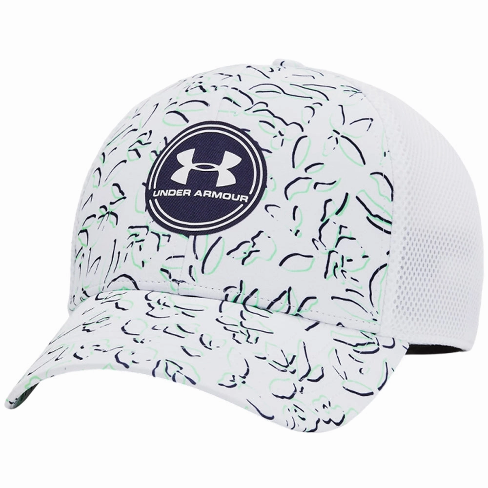 Cowboy hat Under Armour Iso-chill Driver Mesh Cap - White/White