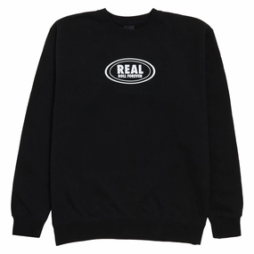 summer cover Real Roll Forever Sweatshirt - Black/White