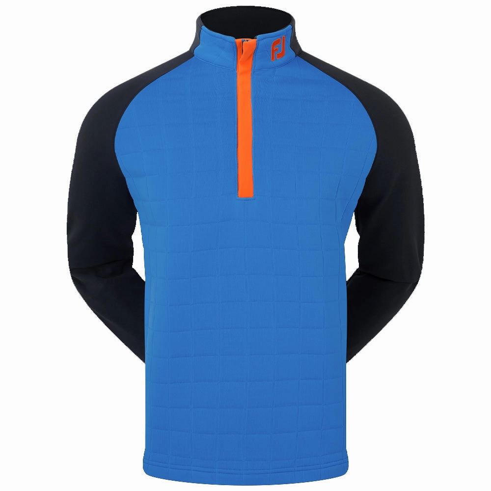 FootJoy Jacquard Chill-Out XP 1/2 Zip Pullover - Sapphire/Black/Orange product personalization ideas