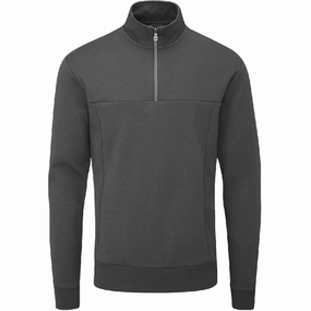 Oscar Jacobson Hawkes 1/4 Zip Pullover - Pewter product neon energy