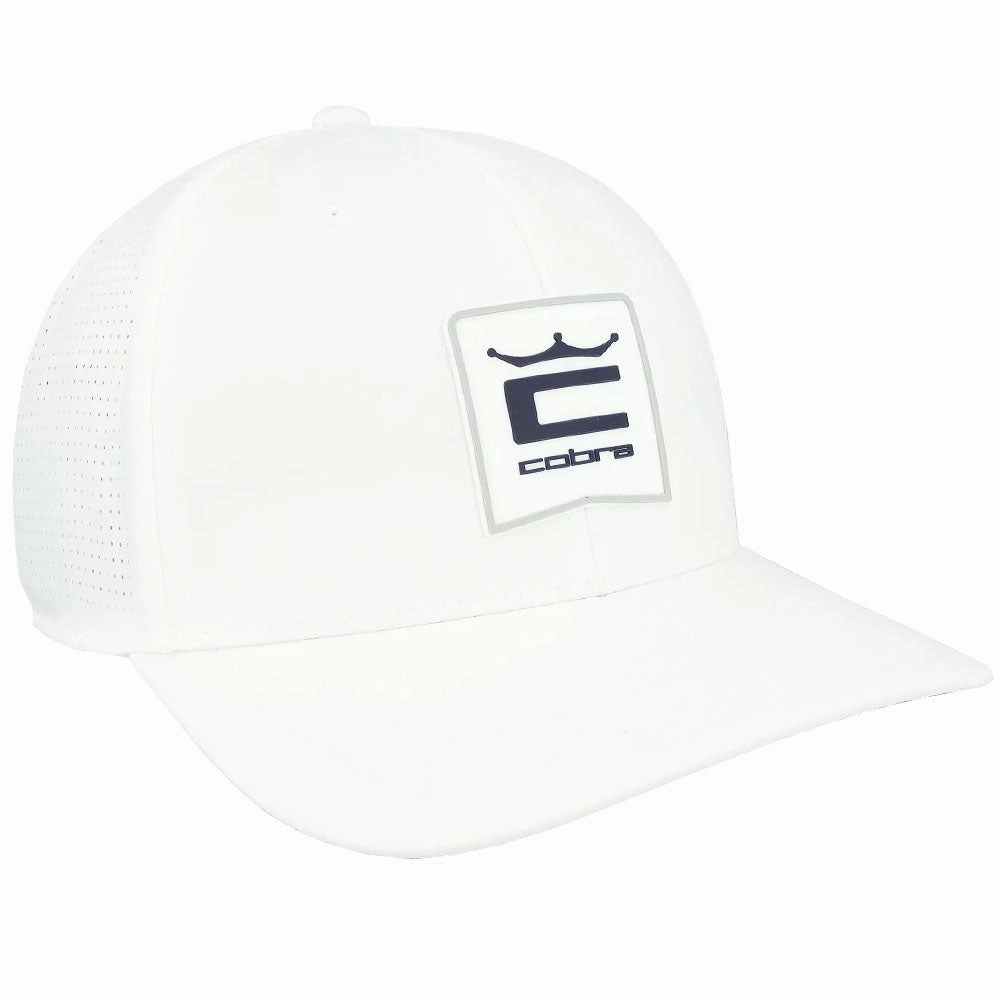 Cobra Crown C Patch Cap - White/Deep Navy No Fuss