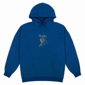 Studio Grand Jet?? Hoodie - Royal Blue Workwear Inspired Yak like