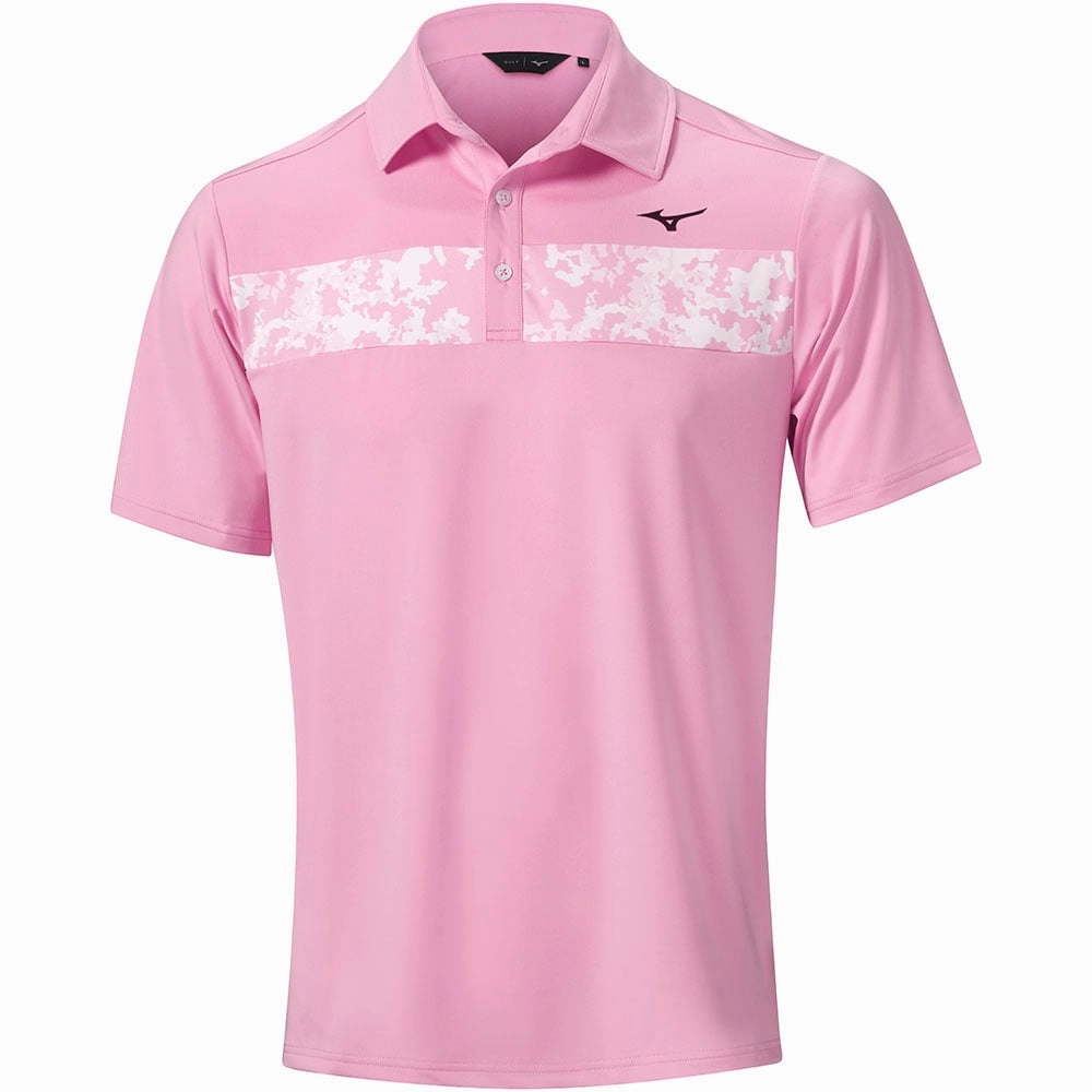 Trendy Casual Wear Chill Style Mizuno Floral ST Polo Shirt - Lilac Sachet