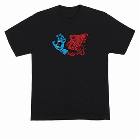 Summer Wardrobe Santa Cruz Screaming SC Veins T-Shirt - Black