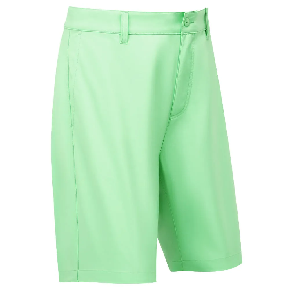 Leather Look Waterproof Feature FootJoy Par Shorts - Seafoam