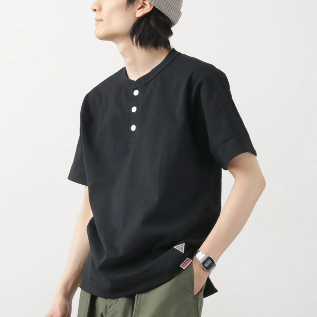 HEALTHKNIT / HEALTHKNIT x RAG  Henry Neck T-shirt Chilly Wear Classic Layering