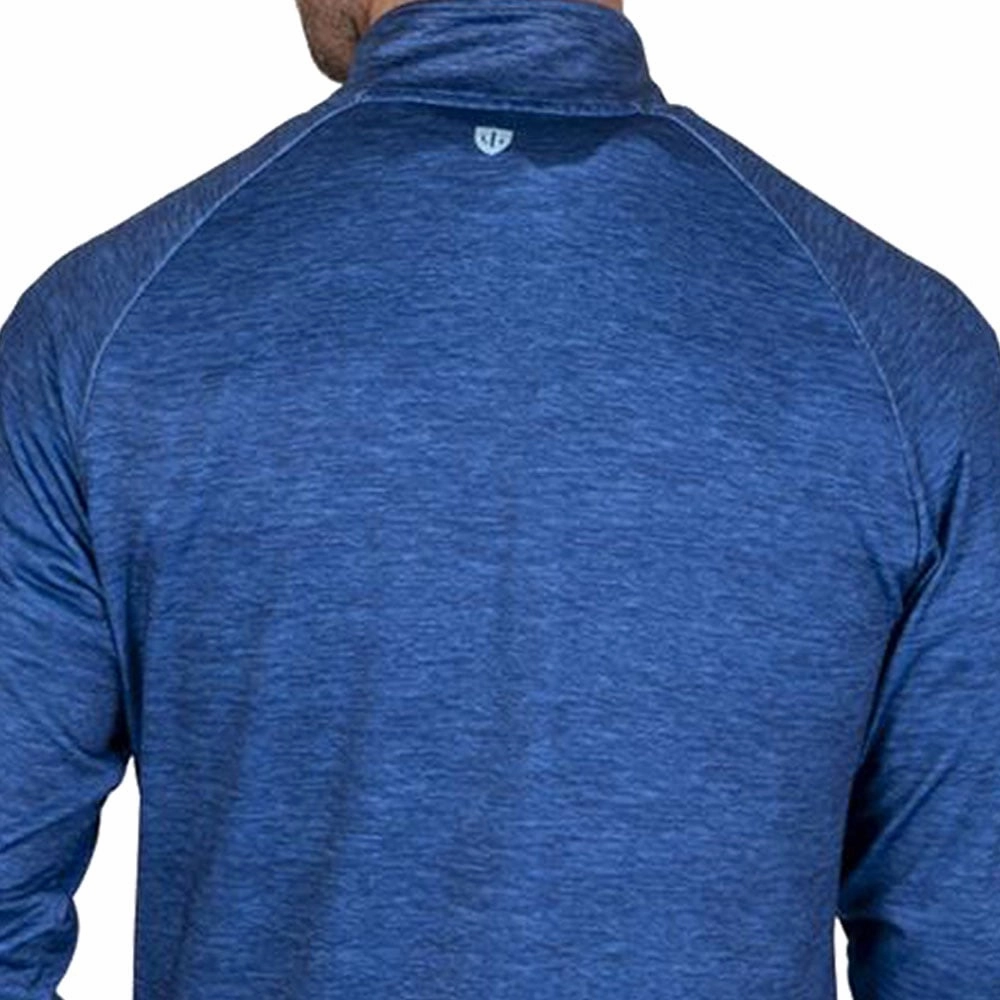 Island Green Raglan Sleeve Top Layer - Blue Marl Unisex Appeal