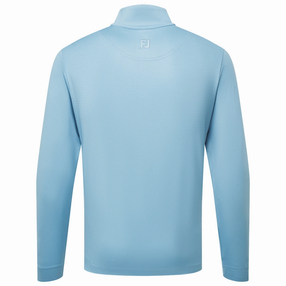 product personalized touch FootJoy Tonal Deco Diamond Chillout 1/4 Zip - Air Blue