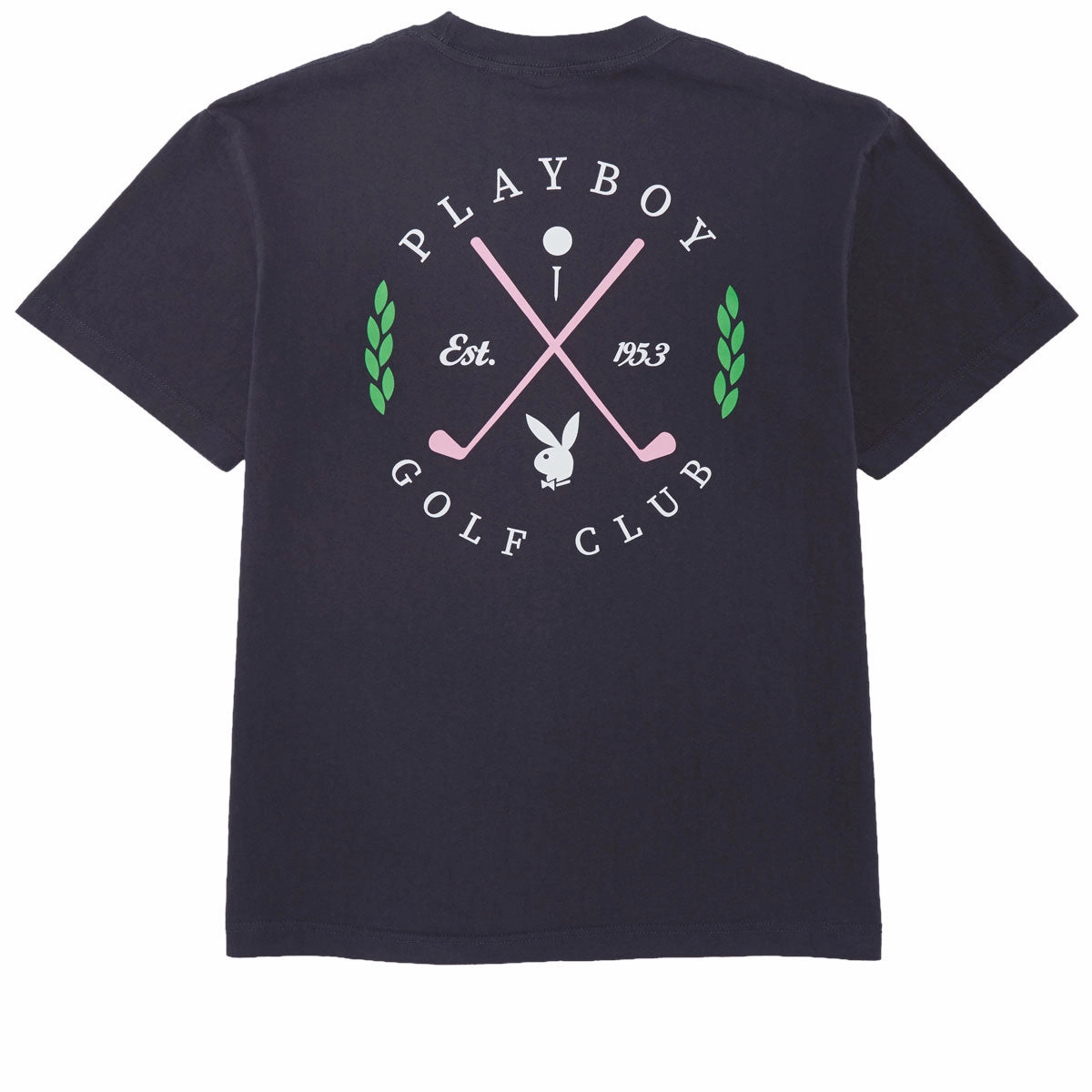 Sporty Look Wear elastic waistband Color Bars x Playboy Swing T-Shirt - Navy