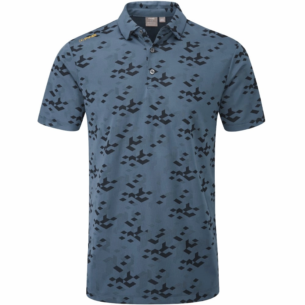 Flexible Ribbed Cuffs Ping Rae Polo Shirt - Stormcloud