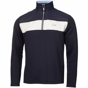 product urban style quotient Timeless Bold Calvin Klein Danvers 1/4 Zip Pullover - Navy