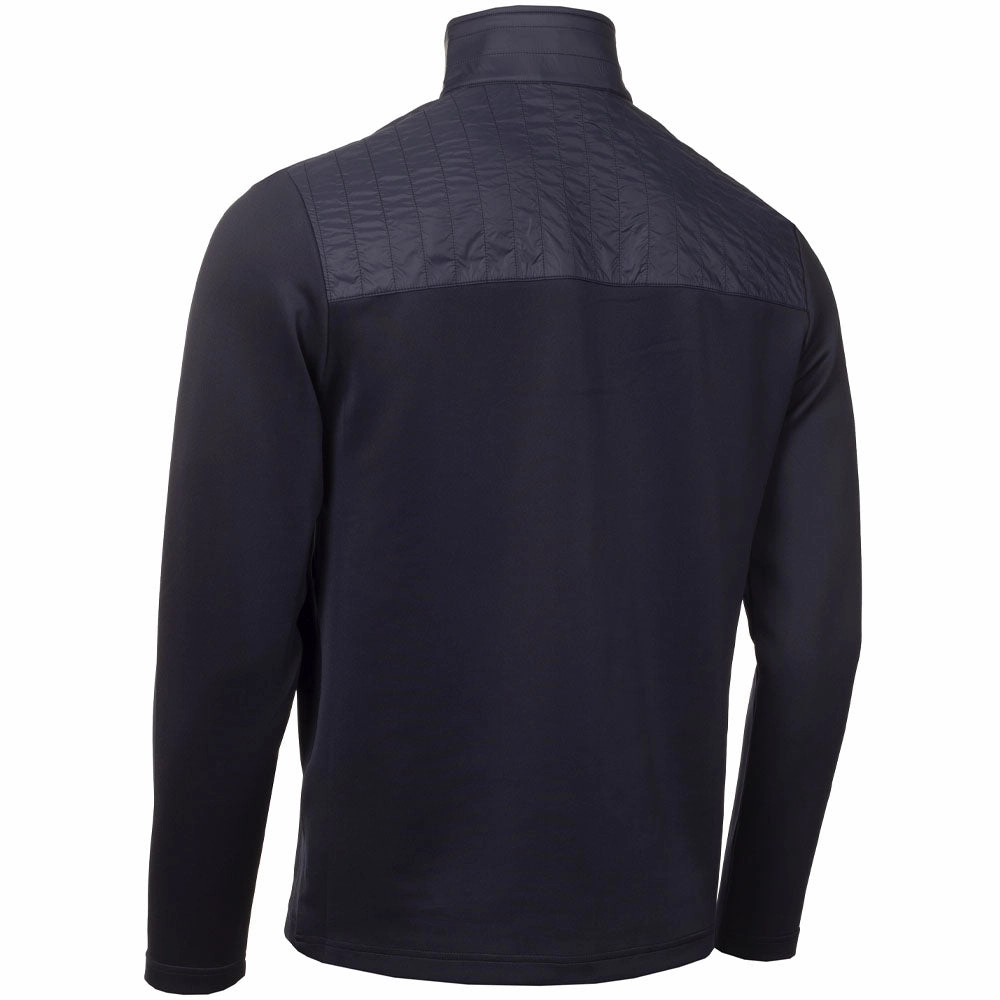 Calvin Klein Danvers 1/4 Zip Pullover - Navy Vibrant Print Unisex Design