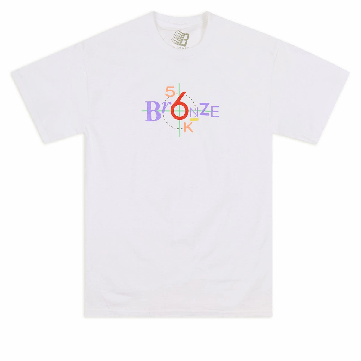 Bronze 56k Scope T-Shirt - White Retro Style
