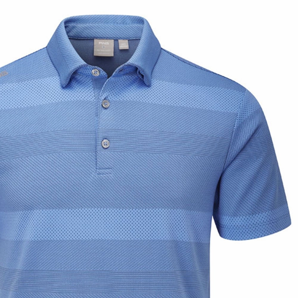 Ping Focus Polo Shirt - Marina Multi crew neck Easy-to-Match