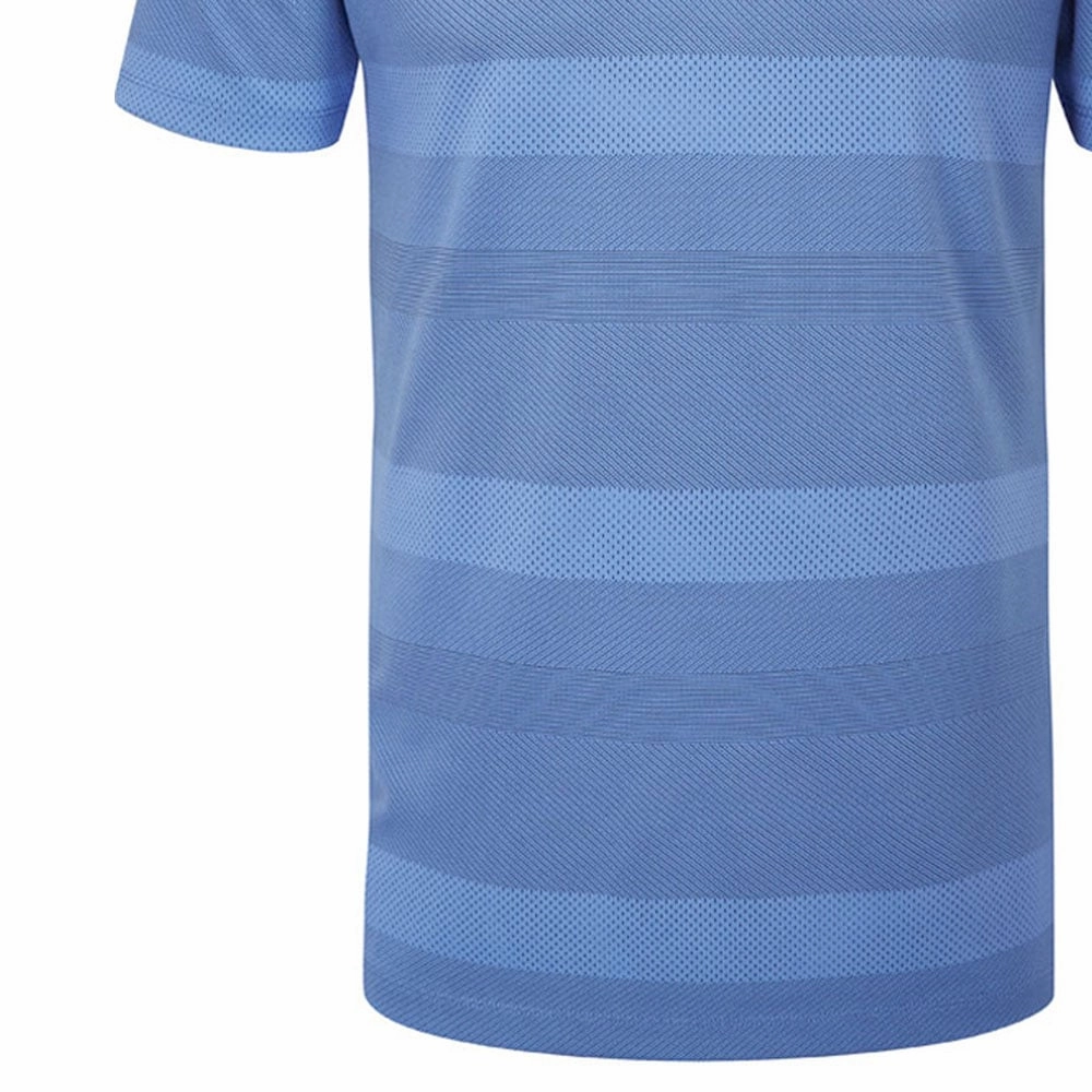 Travel Ready Breathable and Comfortable Ping Focus Polo Shirt - Marina Multi