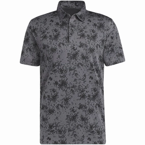 Fresh Look adidas Burst Jacquard Polo Shirt - Black