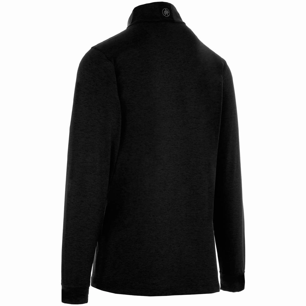 Office Appropriate ProQuip Pro Tech Melange 1/2 Zip Pullover - Black