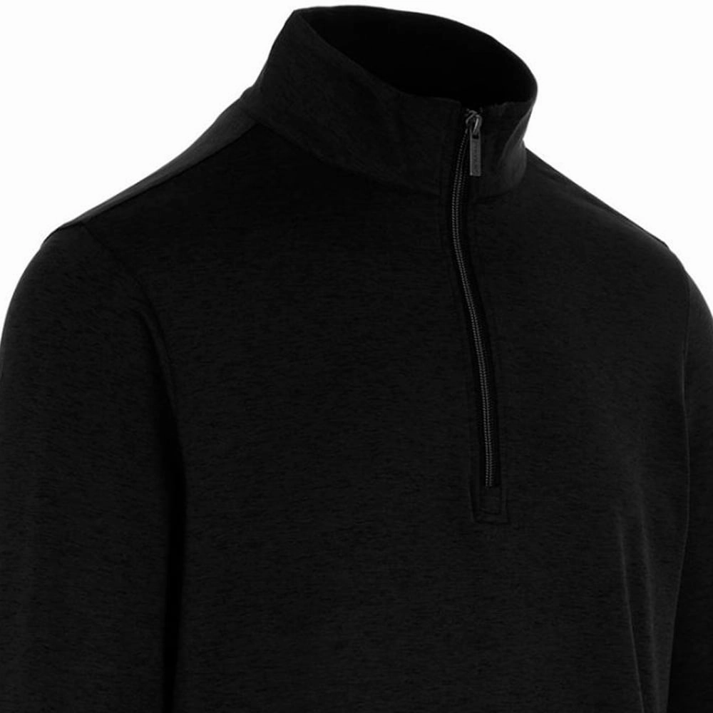 ProQuip Pro Tech Melange 1/2 Zip Pullover - Black Warm Layers