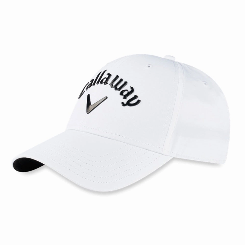 Ventilated Design Fresh Combo Callaway Liquid Metal Adjustable Cap - White