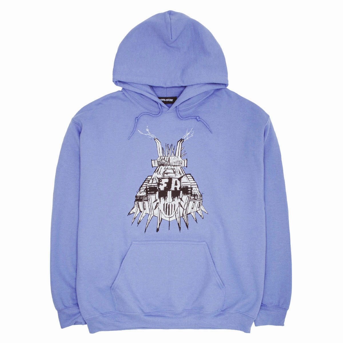 Fucking Awesome 7th Grade Book Cover Hoodie - Violet Bat like