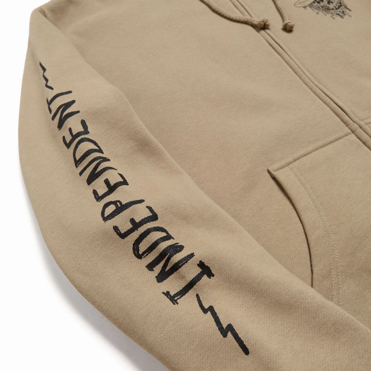 City Look Mountain Climbing Independent Bratrud Notebook Zip Up Hoodie - Sandstone